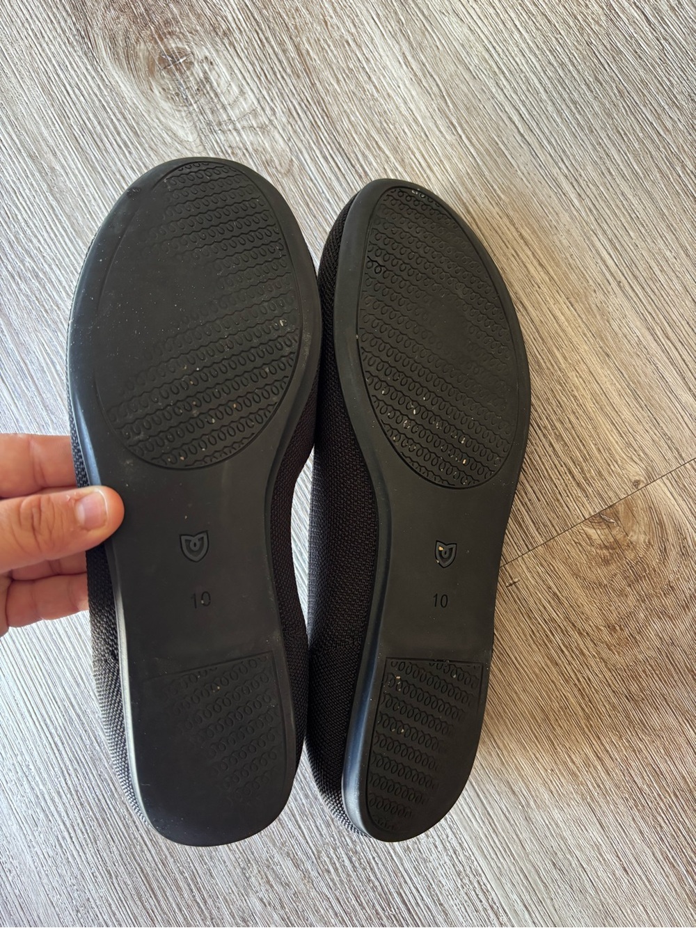 Rothys black rounded toe flat - Picture 8 of 10